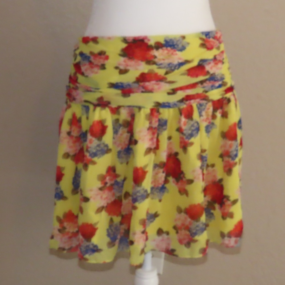 Poppylark Colorful Floral Skirt